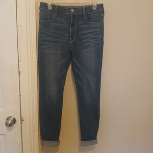 American Eagle Outfitters Blue Ankle Boyfriend Jeans